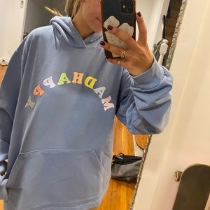 Madhappy Baby Blue oversized Sweatshirt